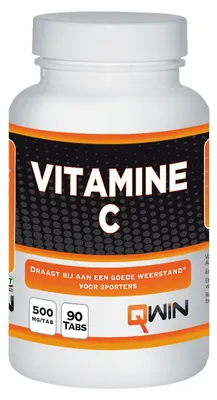Produktbild von QWIN Vitamin C 1000 mg Tabletten, 90 Stück, Nahrungsergänzung