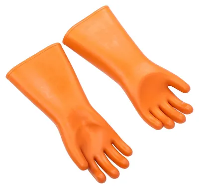 Imagen del producto de Guantes aislantes de goma de alta tensión Marhynchus, guantes de seguridad para trabajos, 25.000 V, 12 kV, para trabajos eléctricos