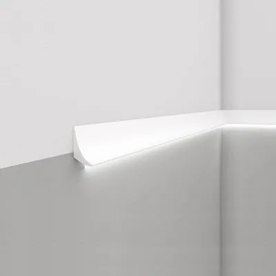 Produktbild von PROVISTON | Lichtleiste Polystyrol | 70 x 42 x 2000 mm | Weiß | Indirektes Licht