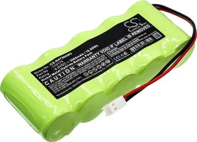 Produktbild von TECHTEK Akku Kompatibel mit [NONIN] 1040, 8600, 8604, 8604D, 8604F, 8700, 8800, Pulsoximter 8600, Pulsoximter 8604, Pulsoximter 8700, Pulsoximter 880