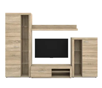 Produktbild von AX LIVING Spacoro Wohnwand Sonoma Eiche Wohnzimmerschrank 270 cm