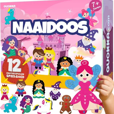 Productafbeelding van Knutselen Voor Kinderen Leeftijd 7-8 - Diy-Naaikit Voor Beginners