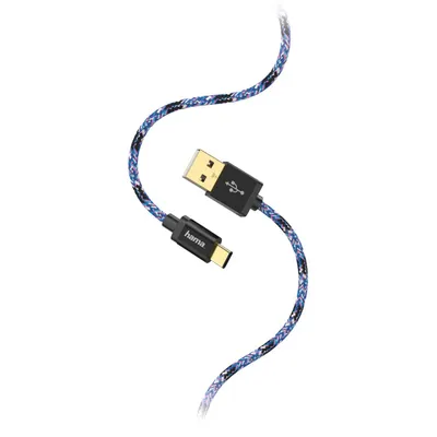 Produktbild von Hama 00183209, 1,5 m, USB A, USB C, USB 2.0, 0,48 Gbit/s, Blau, Pink