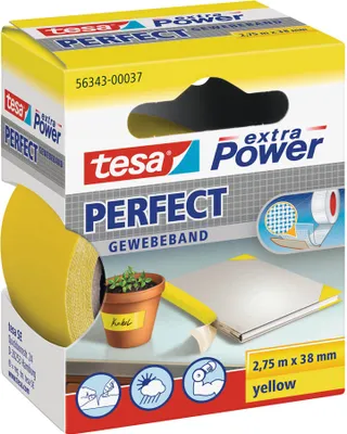 Image de bande tissée extra Power jaune