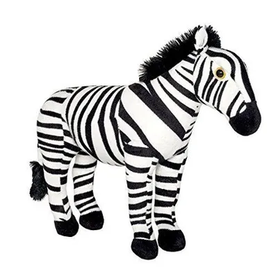 Image de Tout sur Nature Zebra 25cm en peluche