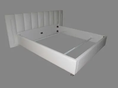 Produktbild von Leder Design Bett Doppel Betten Ehe Modernes Hotel Gestell Schlaf Zimmer Luxus