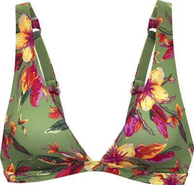 Produktbild von LASCANA Triangel-Bikini-Top Malia salbei-pink bedruckt Größe 40 Cup C/D