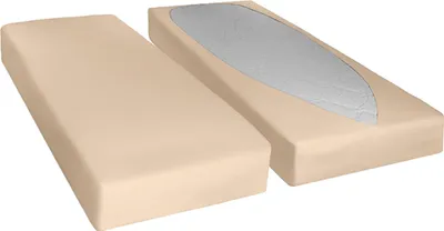 Produktbild von Schnellspannbetttuch mit Gummizug - 90x200x20 - beige