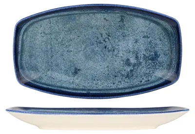 Produktbild von Kütahya Porselen Servierschale - Blue Stone - Porzellan - 33x19 cm