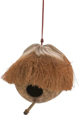 Produktbild von Kokos Vogelhaus mit Sitzstange, Größe ca. 15x14cm