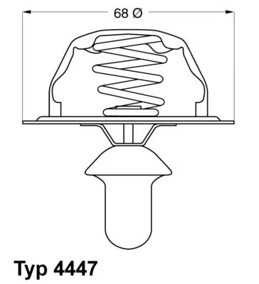 Produktbild von WAHLER Thermostat + Dichtung