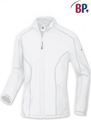 Produktbild von BP® Fleecejacke 1745-679-21 Herren Jacke Fleece Sweatjacke Arbeitsjacke Workwear Größe "L" in Weiß