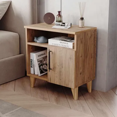 Obrázok produktu pre Skye Decor, kvalitná nočná skrinka Atlantic Pine, 56 x 60 x 33 cm, 100% melamín