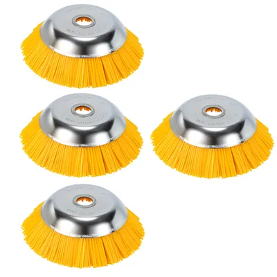 Produktbild von Peviasot Unkrautbürste 4er Nylon 25,4x200mm Freischneideraufsatz Für Stihl Motorsense Freischneider 8 Zoll