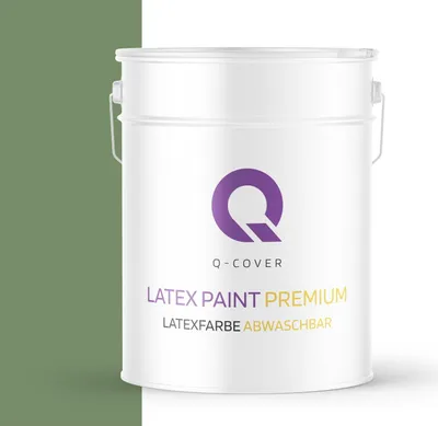 Produktbild von Latexfarbe Abwaschbar | Dunkelgrün 10 L | Innenfarbe | Wandfarbe | Deckenfarbe | Klasse 2 Mattfarbe Für Allergiker Scheuerfest Geruchlos Frei