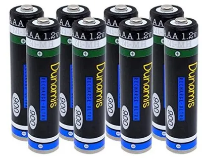 Zdjęcie produktu dla Akumulatory aaa 1 2V 900MAH nimh dunamis 8 sztuk do urządzeń elektronicznyc