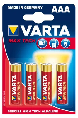 Image de Bte10.4xblist.lr03.longlife Maxpower. - Varta