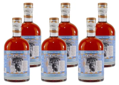 Produktbild von Paul & Virginie Eden Blue Rum (6 x 0,7L)