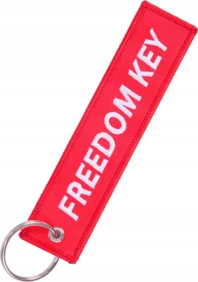 Produktbild von FREEDOM KEY roter Schlüsselanhänger Schlüsselanhänger Original Geschenk