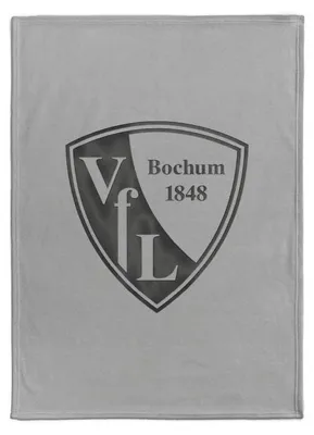 Produktbild von VfL Bochum Flanellfleecedecke grau