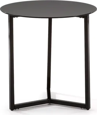 Produktbild von Beistelltisch Raeam Ø 50 cm schwarz Rund