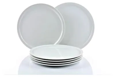 Produktbild von Pizzateller 30 cm Porzellan - 6er Set