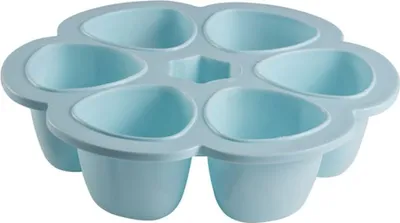 Produktbild von Beaba Aufbewahrungsbehaelter Multiportions aus Silikon 6 x 150 ml windisches blau; 912456