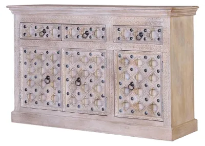 Immagine prodotto di Credenza Bakhra in legno di mango naturale, 92 cm x 151 cm x 40 cm Giner y Colomer