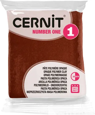 Obrázok produktu pre Cernit Polymer Clay N°1 Polymérová hmota Brown 56 g