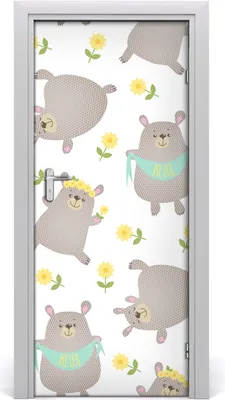 Produktbild von Tulup Türaufkleber 85x205 cm Dekorative Aufkleber Selbstklebend Wasserdichte Tapete Abnehmbar Schlafzimmer Wohnzimmer Wohnkultur - Wand niedzwiadki