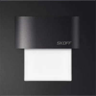 Zdjęcie produktu dla Lampa ścienna LED SKOFF ML-TMI-D-H-1 TANGO MINI, czarna (D), światło ciepłe (WW, 3000 K)