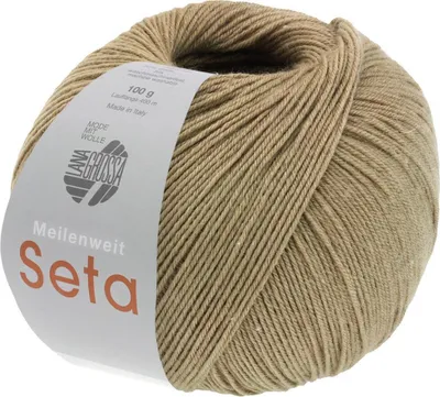 Produktbild von Lana Grossa - Meilenweit 100g Seta 0032 lehmbraun