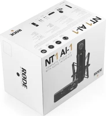 Zdjęcie produktu dla RØDE NT1 & AI-1, 2 kan., Czarny