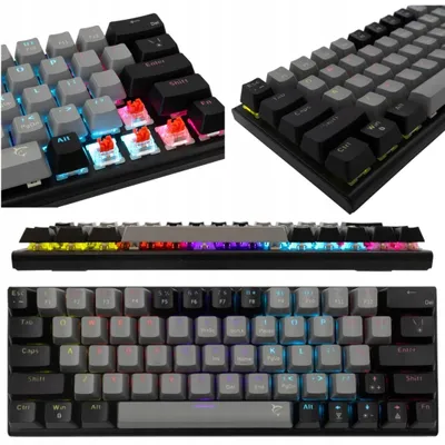 Produktbild von White Shark WHS118252 Mechanische Gaming Tastatur 60% RGB