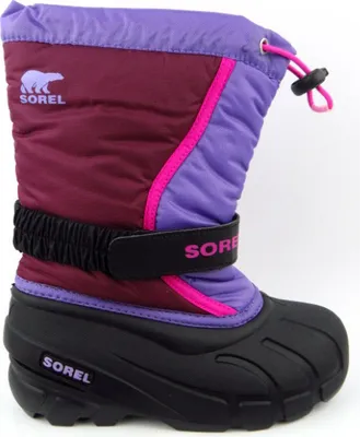 Image de Bottes Sorel Childrens Flurry purple pour filles, couleur violet, taille 36