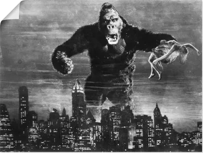 Produktbild von Filmszene: King Kong 1933, Produkt:Poster, Größe:30x40 cm / Poster