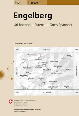 Produktbild von Swisstopo 1 : 25 000 Engelberg