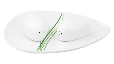 Obrázok produktu pre Soľnička a korenička "Stone" s podnosom, GRASS