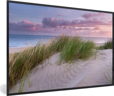 Produktbild von MuchoWow® MuchoWow® Gerahmtes Poster Strand - Düne - Himmel 60x40 cm - Poster mit zchwarzem Bilderrahmen - Printing - Wanddeko Schlafzimmer
