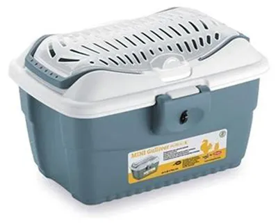 Transportbox für Kleintiere, 40x30x24 cm, mit Schulterriemen