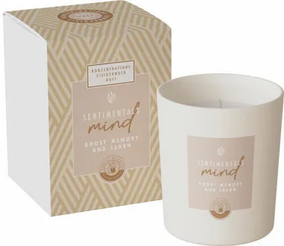 Produktbild von Engels Kerzen Duftkerze Sentimentals Mind - Memory Boost, Rapswachs, Weiß, 13 cm, 64010015131