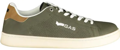 Produktbild von Grüner Herrensportschuh mit Kontrastdetails und herausnehmbarer Sohle