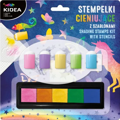 Produktbild von Kidea-Farbstempel mit Schablonen