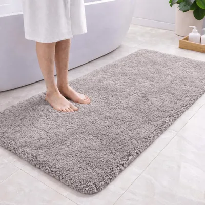 Obrázok produktu pre Superabsorbujúca podložka pod sprchu, 120 x 60 cm, svetlosivá