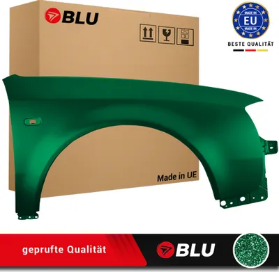 Image de BLU Aile Compatible avec Audi A6 C5 LZ6L Droite Grün KaktusGrün | 1997-2001 | Avant | Peint| Prêt à Monter | Acier