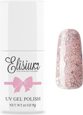 Zdjęcie produktu dla Elisium UV Gel Polish Lakier hybrydowy do paznokci 078 Elegant Gold, 9g