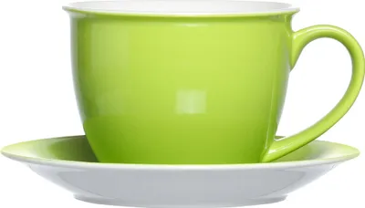 Produktbild von Ritzenhoff & Breker DOPPIO Milchkaffee Tasse mit Untertasse 350 ml grün