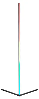 Imagen del producto de Lámpara de pie LED regulable, iluminación indirecta para televisores y ordenadores, ideal para esquinas de salones