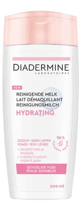 Image de Diadermine Lait démaquillant 200 ml hydratant pour peaux sensibles
