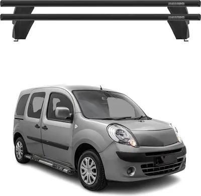 Produktbild von Menabo Dachträger für Renault Kangoo Express 2008-2025 ABE Aluminium Schwarz